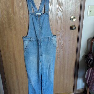 Forever 21 Denim Zip Overalls, size 29/8